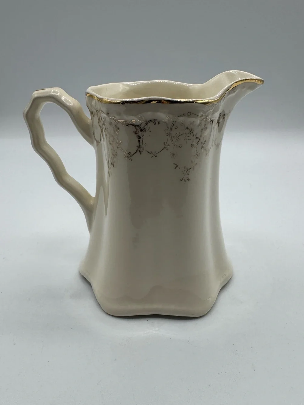Vintage Crooksville China Thematic Lorraine Creamer